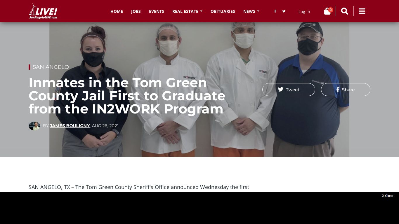 Inmates in the Tom Green County Jail First to Graduate ...